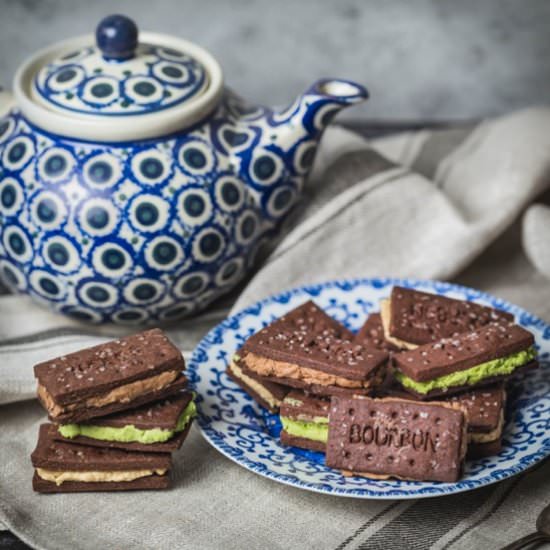 British Bourbon Chocolate Biscuits