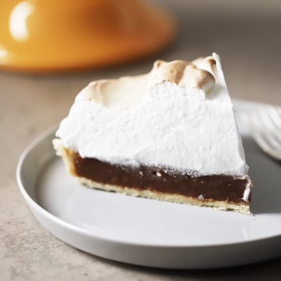 pomegranate molasses meringue pie