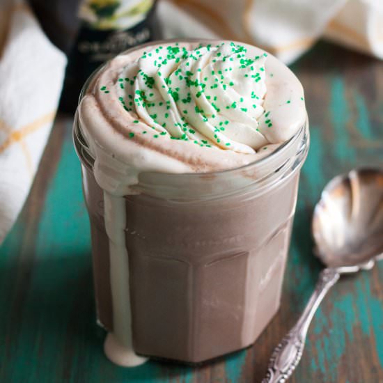 Irish Cream Hot Chocolate