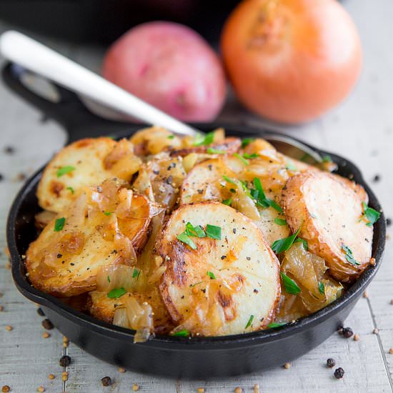 LYONNAISE POTATOES