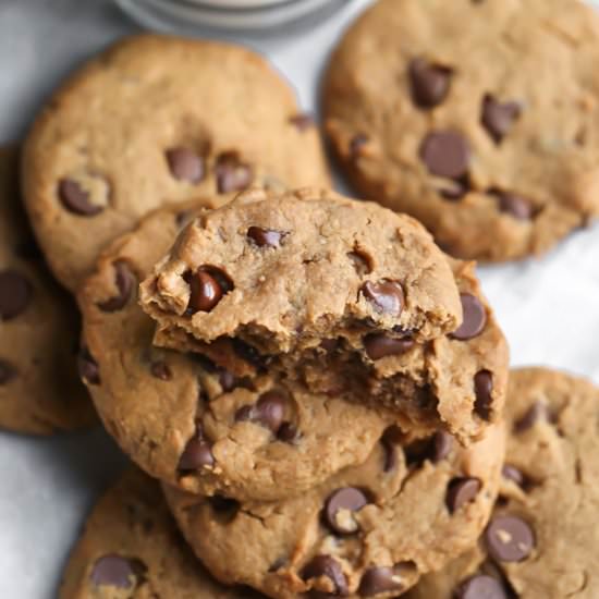 Peanut Butter Chocolate Chip Cookie