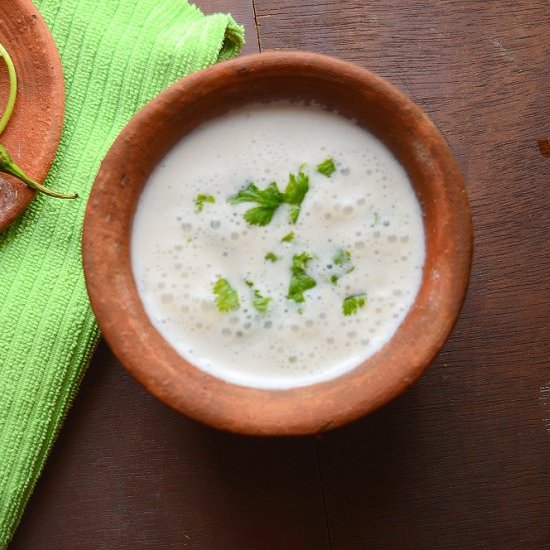 Plantain Stem Buttermilk