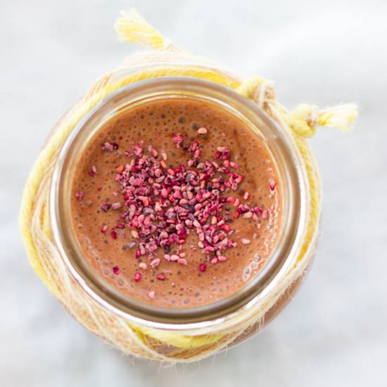Vegan Chocolate Banana Smoothie