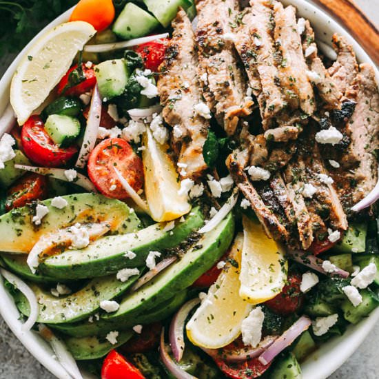 Steak Salad with Dijon Dressing