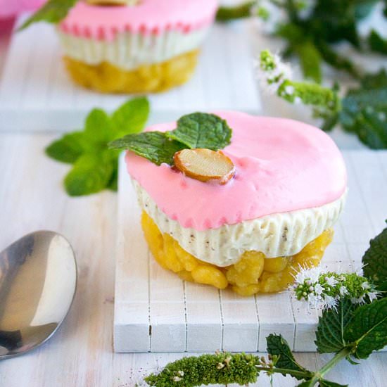 Mini Thandai Cheesecake – No Bake