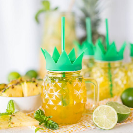 Pineapple Basil Limeade