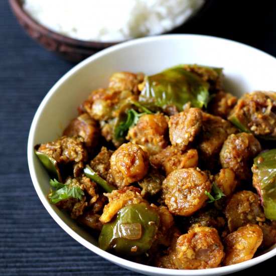 Prawn & Brinjal Sukka