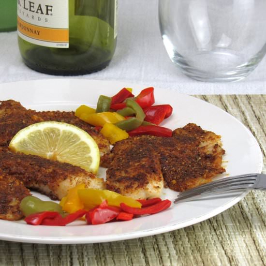 Walnut Crusted Tilapia