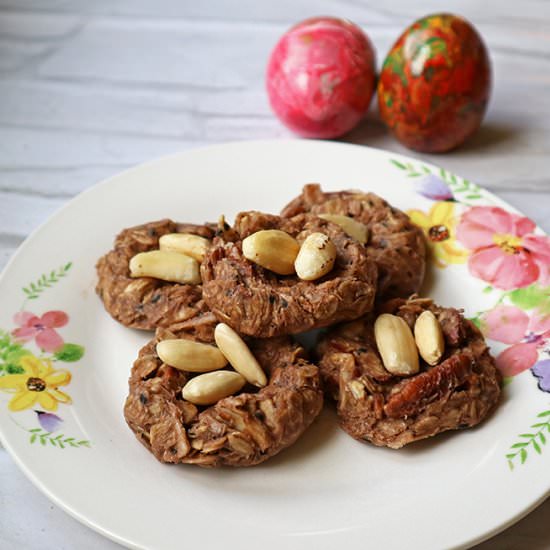 No-Bake Vegan Easter Nests