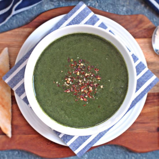 Quick Spinach Soup