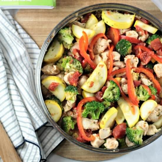 Basil Chicken and Vegetables