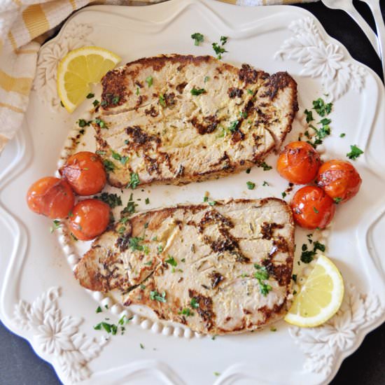 Seared Tuna Steaks