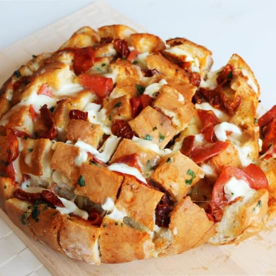 Pull Apart Pizza Stuffed Bread