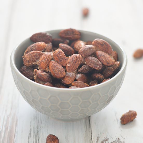 Cinnamon Sugar Roasted Almonds