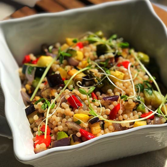 Toasted Israeli Couscous Salad
