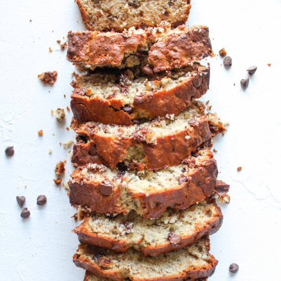 CHOCOLATE CHIP BANANA BREAD