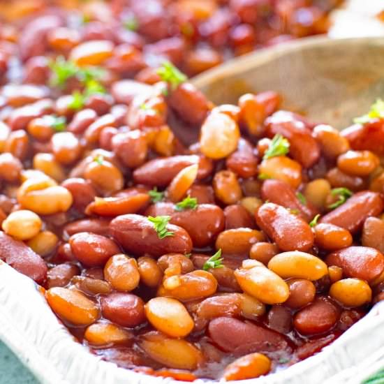 BBQ Baked Beans On the Grill