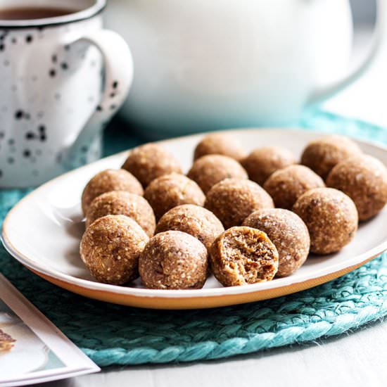 Hot cross bun bliss balls