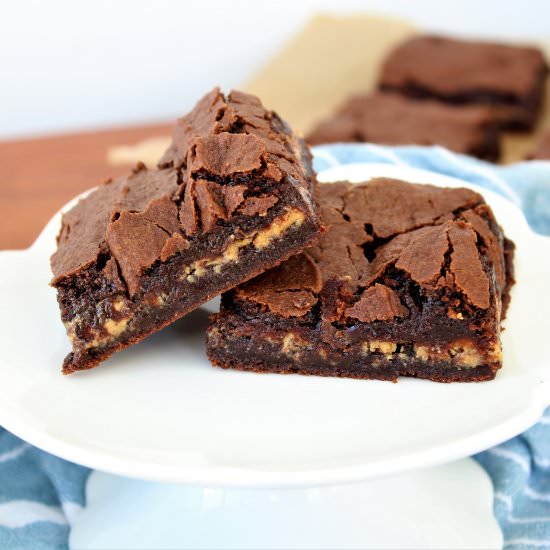Gluten Free Peanut Butter Brownies