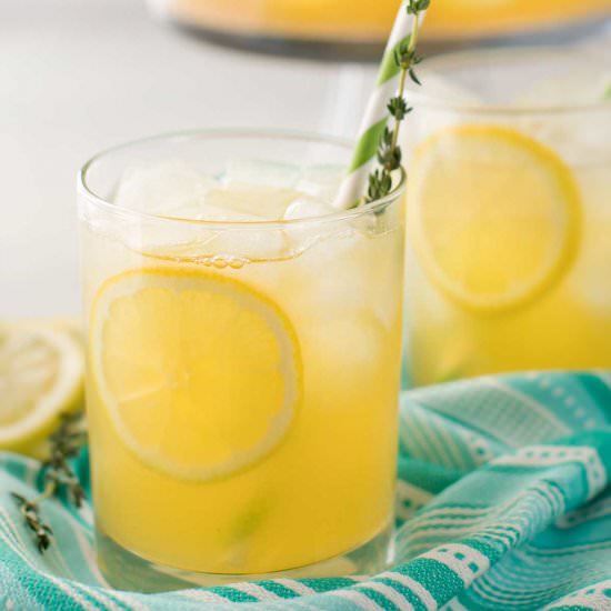 Summer Peach Lemonade