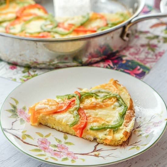Pepper & Gruyere Frittata low carb