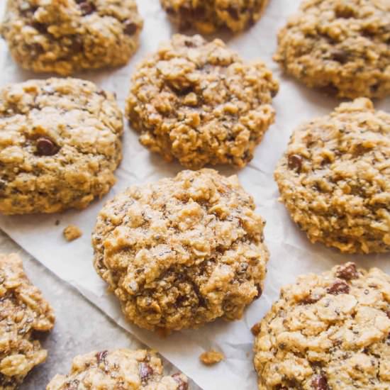 Gluten-Free Chia Oatmeal Cookies
