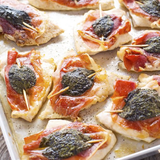 Sheet Pan Chicken Saltimbocca