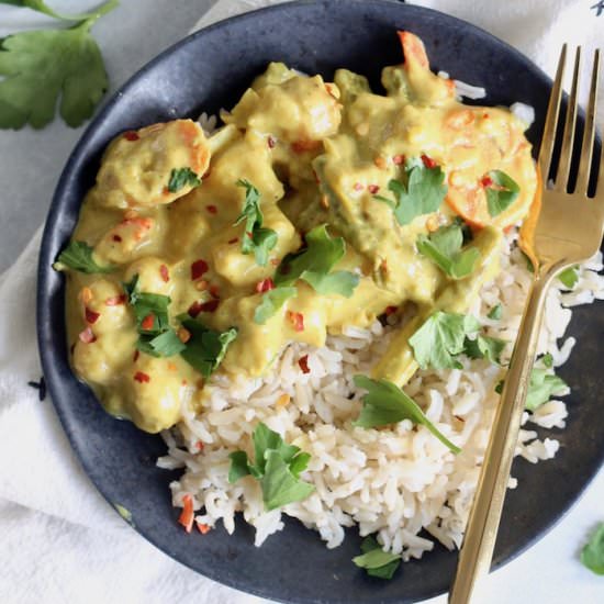 Creamy Spring Vegetable Curry
