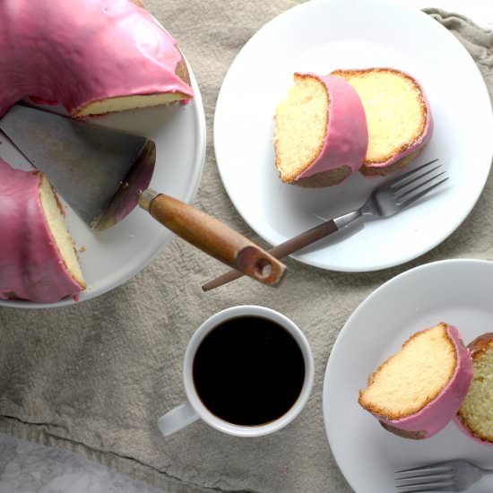 Blood Orange Pound Cake