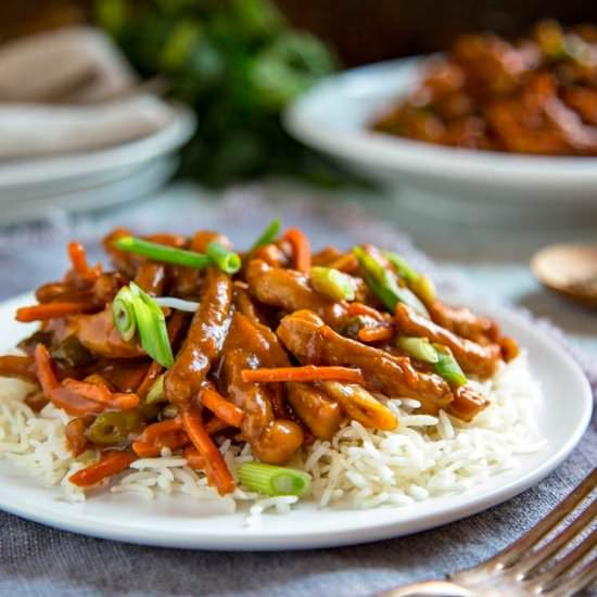 Sweet & Spicy Korean Pork Stir Fry
