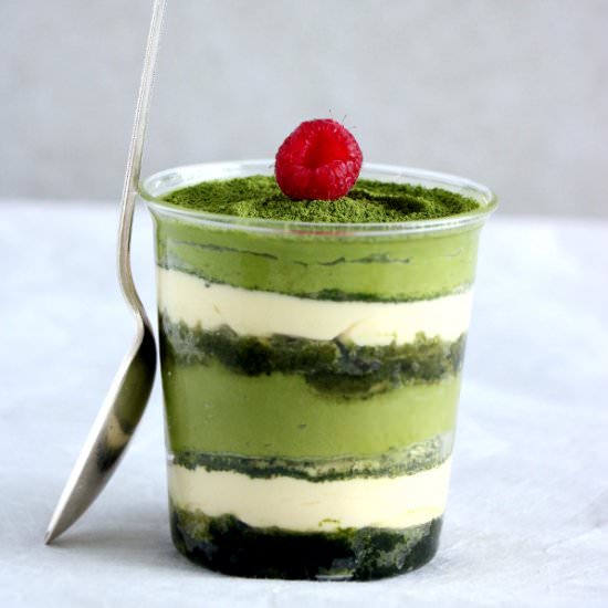 Rum-Matcha Tiramisu