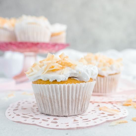 Gluten-Free Coconut Cupcakes