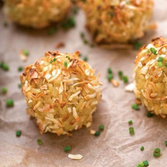 Vegan Sour Cream and Onion Arancini