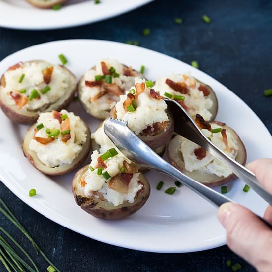 baby red potato poppers