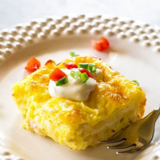 Cheesy Baked Eggs