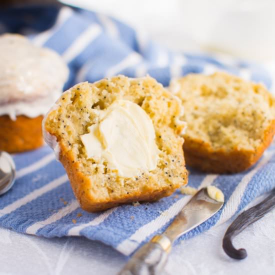 Almond Poppy Seed Muffins