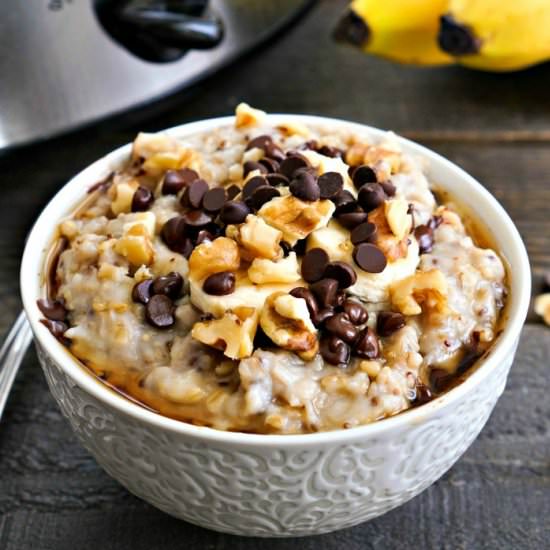Chunky Monkey Steel Cut Oats