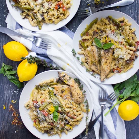 One Pot Chicken Pasta Dinner