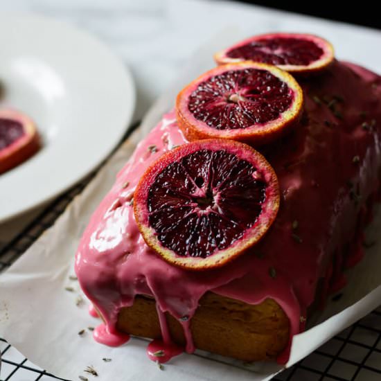 Vegan Blood Orange Pound Cake