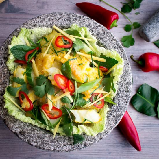 Authentic Thai Fish Salad