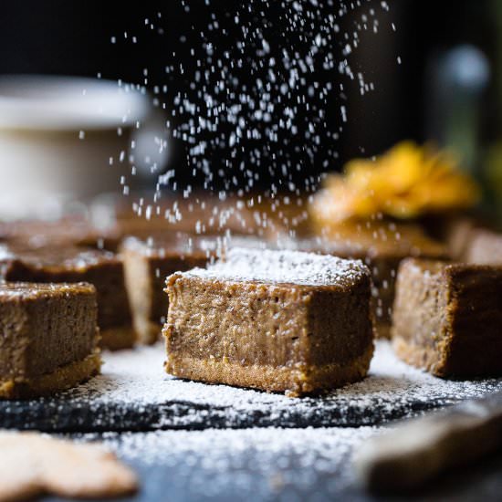 Gingerbread Coffee Vegan Cheesecake