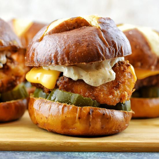 Crispy “Ritz” Fried Fish Sandwich