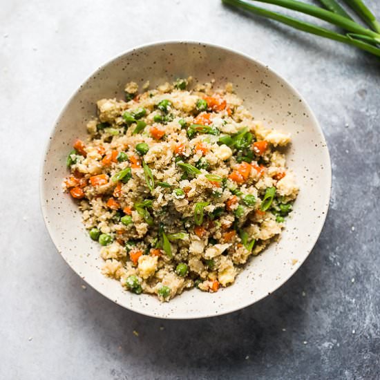 Cauliflower fried rice