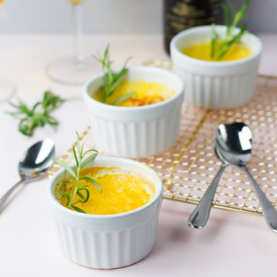 Rosemary crém brulée