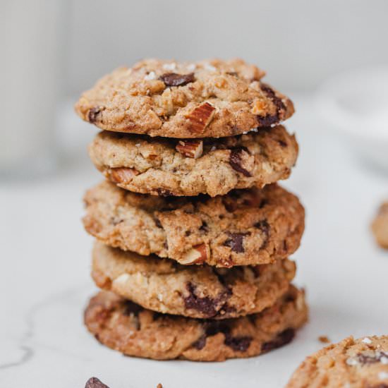 Salted Chocolate Chunk Cookies