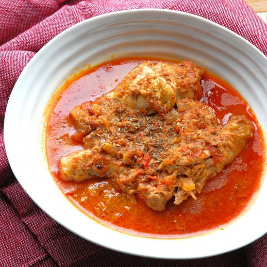 Slow Cooker Chicken Muamba
