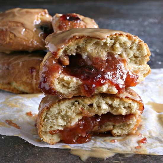 Peanut Butter Jelly Air Fried Donut