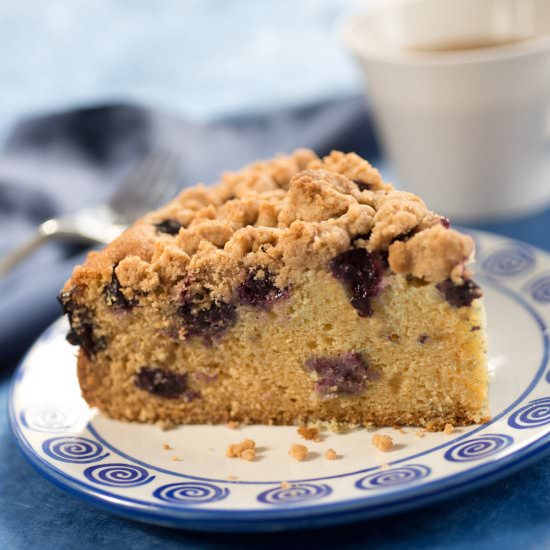 BLUEBERRY LEMON COFFEE CAKE
