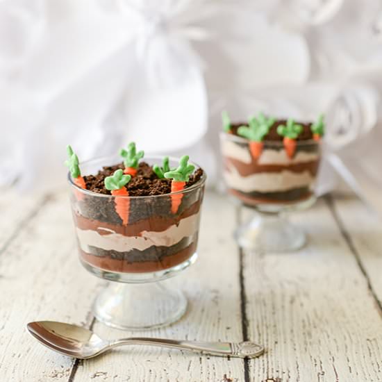 Spring Garden Pudding Parfait