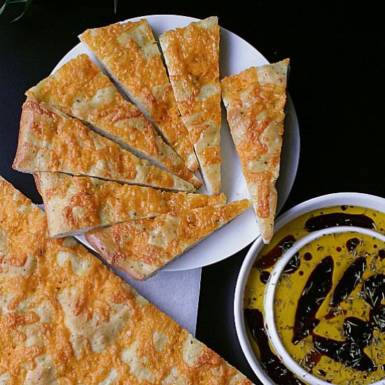 Cheesy Focaccia Flatbread